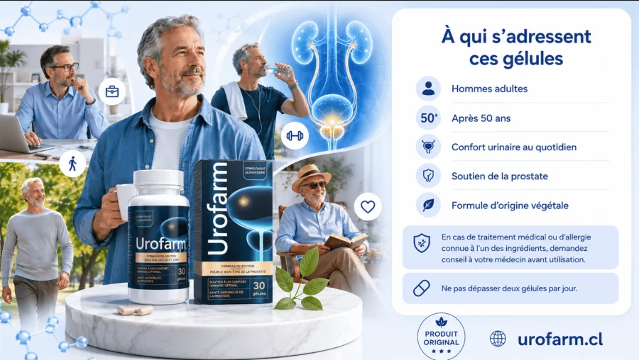 Urofarm — à qui s'adressent les gélules de soutien urinaire